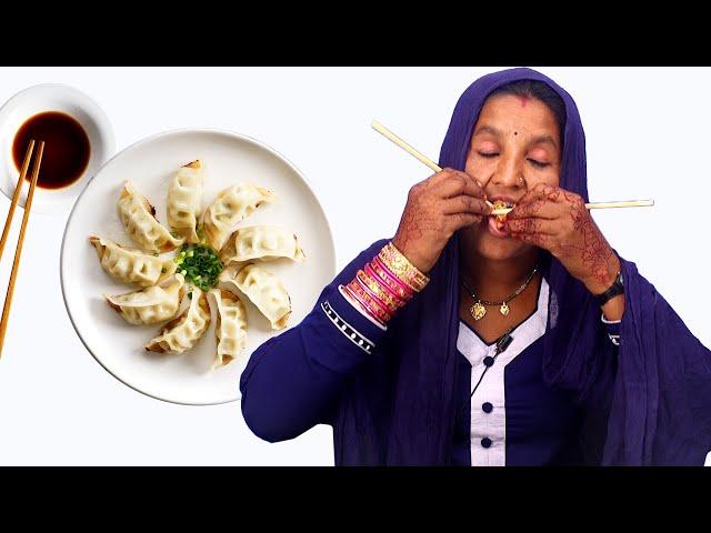 Tribal People Try Dumplings For The First Time