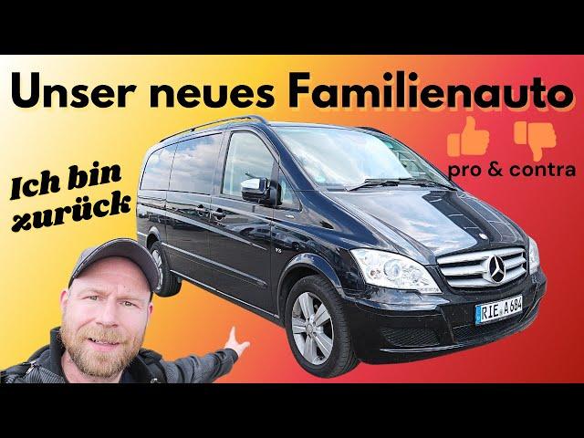 Ich bin zurück! Unser neues Familienauto - Mercedes Viano 3.0 V6 | MB Youngtimer Parts & Service