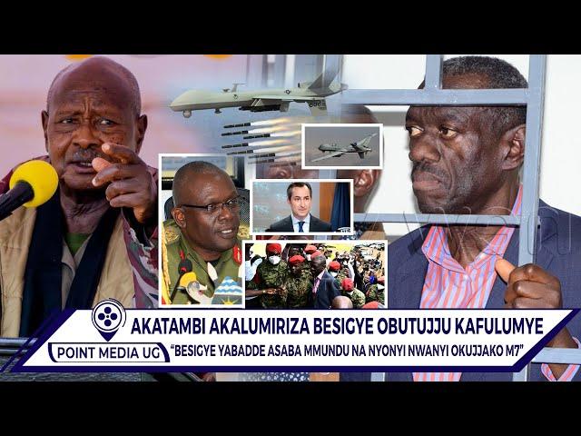 BREAKING!! AKATAMBI K'EDOBOOZI LYA BESIGYE NGA ASABA DRONE ENWANYI OKUJJAKO MUSEVENI KAFULUMYE.