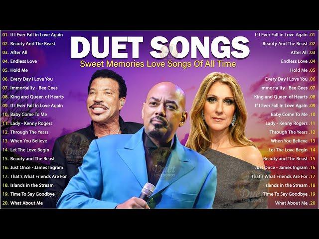 Best Romantic Duet Love Songs 80s 90s  David Foster, James Ingram, Kenny Rogers, Peabo Bryson