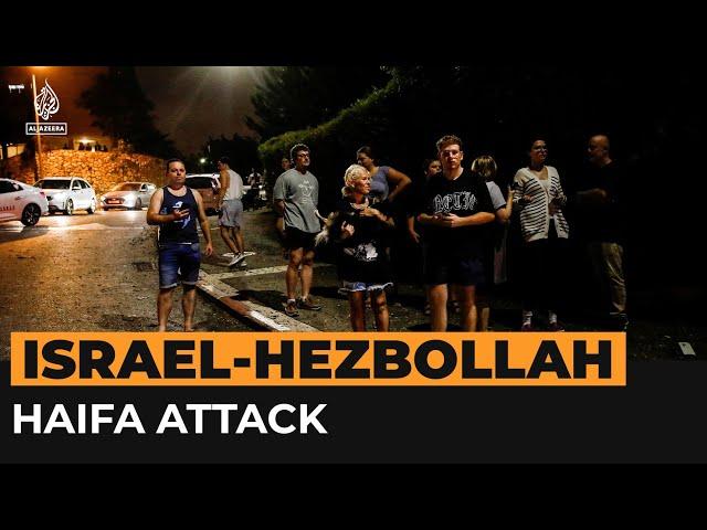 Hezbollah rocket attack on Haifa | Al Jazeera Newsfeed