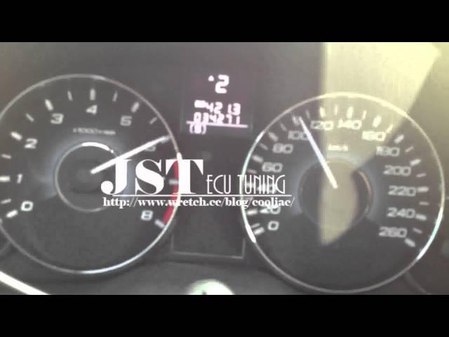 2010 Subaru Legacy GT JST Stage2 0-100=5.7 sec