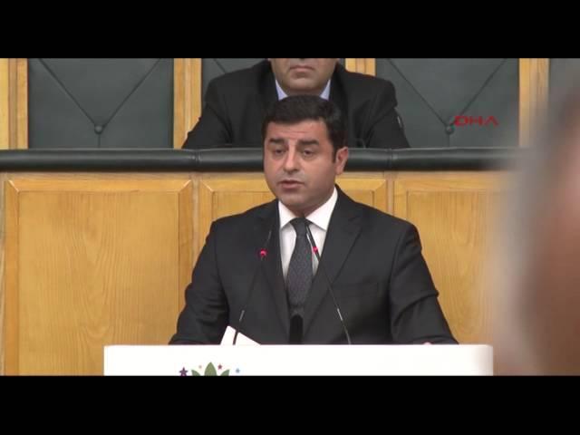 Selahattin Demirtaş partisinin grup toplantısında konuştu