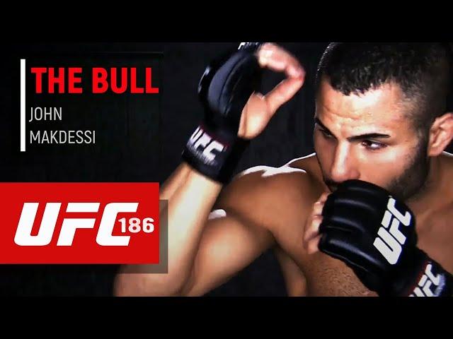 UFC 186 | John "The Bull" Makdessi vs Shane Campbell | KO/TKO ROUND 1