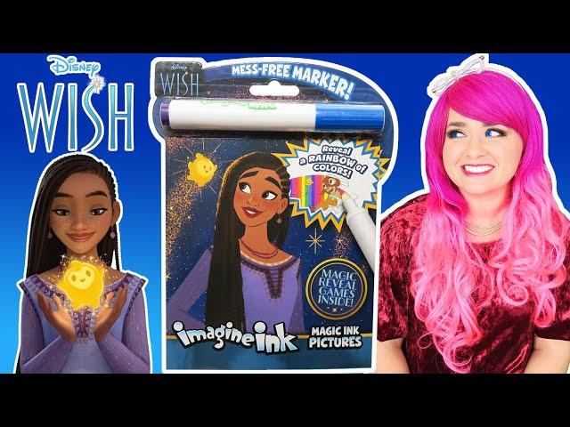 Coloring Disney Wish Imagine Ink Coloring Book | Magic Ink Activity Book Coloring Pages