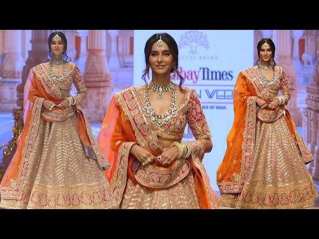 Shibani Dandekar Ramp Walk At Bombay Times Fashion Week 2024 | BTFW 2024 