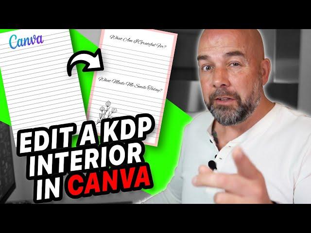 How to Edit a KDP Lined Interior FAST - Canva Tutorial