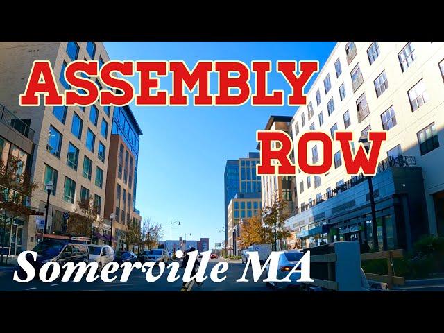 Assembly Row - Somerville Massachusetts (4K)