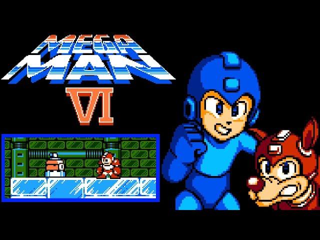 Mega Man 6 (NES) original video game | full game session 