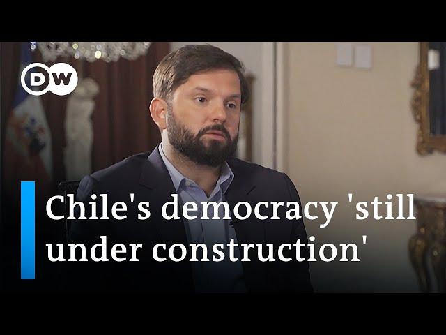 Chilean President Gabriel Boric: 'Democracies are constantly perfecting themselves' | DW News