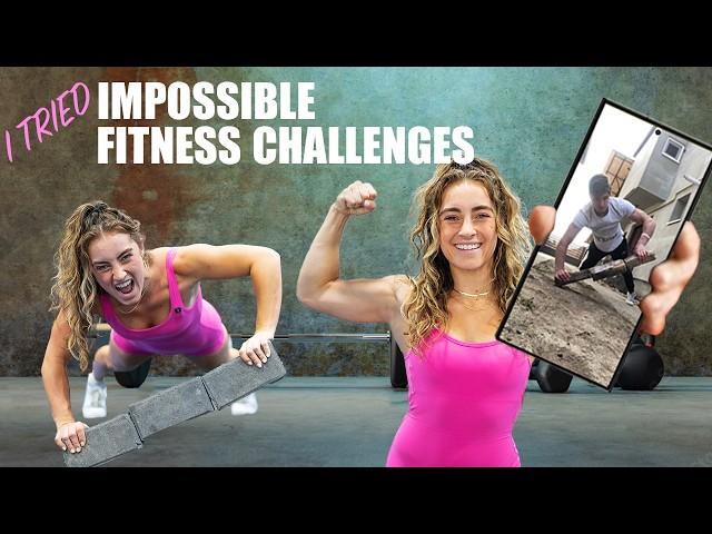 I tried the Top 5 HARDEST Fitness Challenges