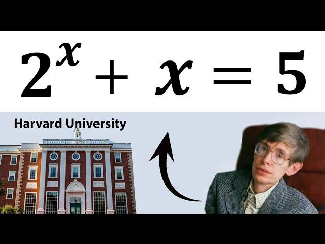 Can You Pass Harvard University Entrance Exam?