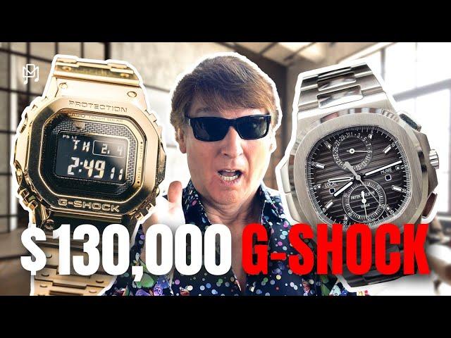 SOLID GOLD G-SHOCK WORTH AS MUCH AS A PATEK?!?