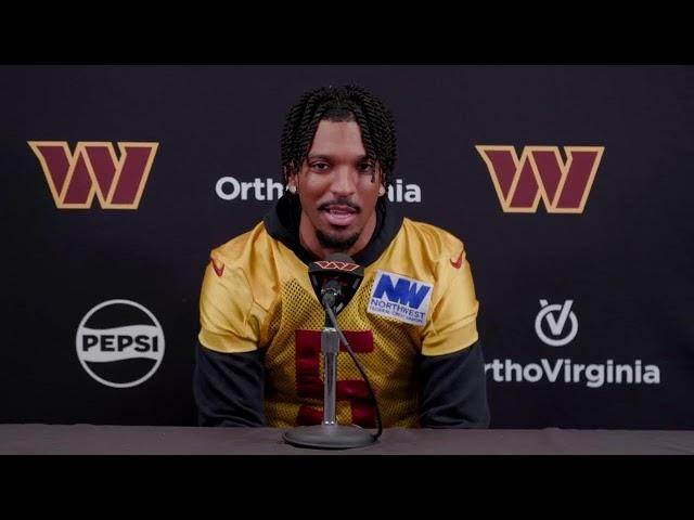 QB Jayden Daniels Speaks to the Media After Wednesday's Practice | Washington Commanders