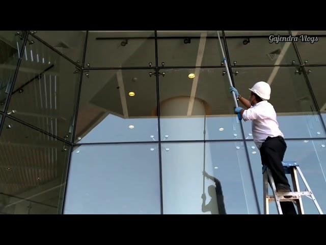 High rise window cleaning| windows cleaning in hotels| window cleaning in high level!!!