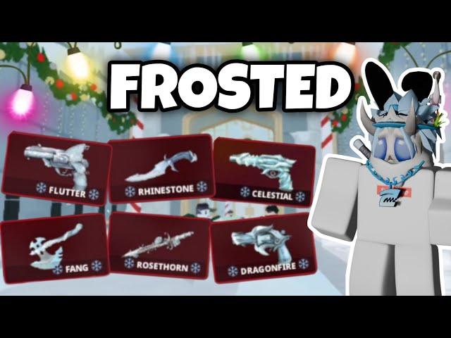 All Frosted Legendaries Effect Showcase in Murderers Vs Sheriffs Duels! [Roblox]