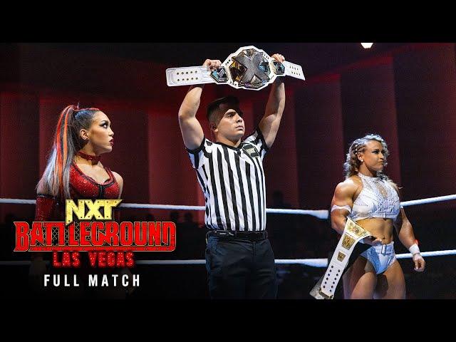 FULL MATCH: Roxanne Perez vs. Jordynne Grace | NXT Women's Title Match: NXT Battleground 2024