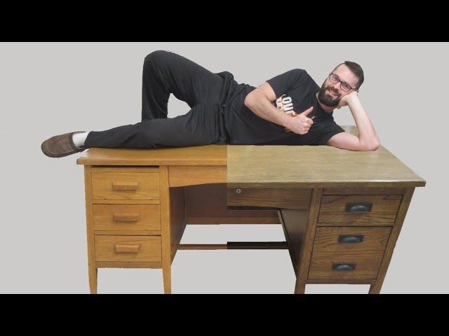 Can this antique desk be saved?  Time to reveal its hidden beauty.