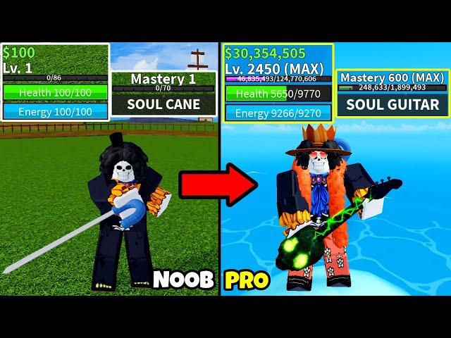 Beating Blox Fruits as Brook! Lvl 1 to Max Lvl Noob to Pro in Blox Fruits!