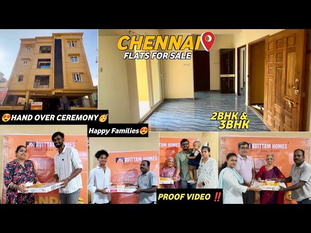 Proof Video‼️Before AfterFlats for sale in ChennaiHand Over Ceremony