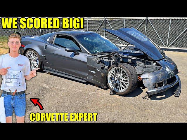 Rebuilding A Wrecked Corvette ZR1 Loaded With Hidden Upgrades!!!