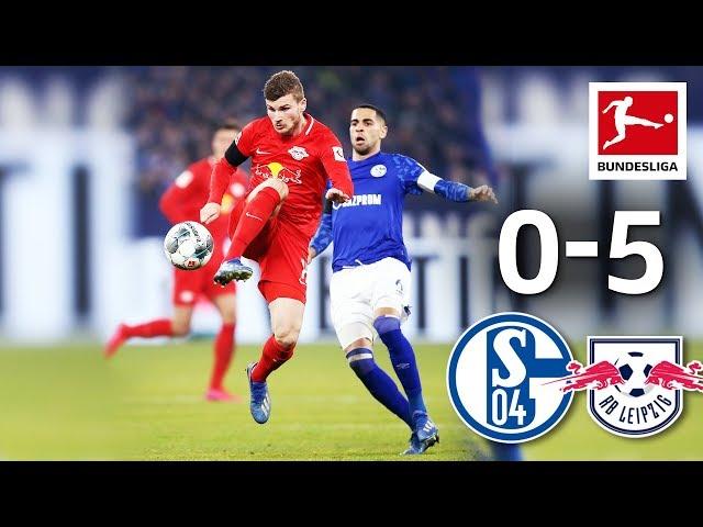 FC Schalke 04 vs. RB Leipzig I 0-5 I Nkunku's 4 Assists, Werner's Stunner & Great Schalke Fans