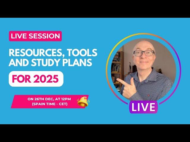 English Resources, Tools and Study Plans for 2025