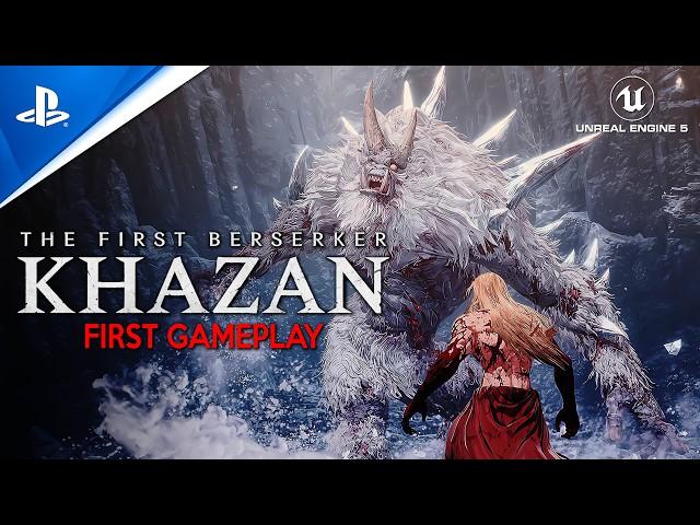 THE FIRST BERSERKER KHAZAN First Gameplay Demo | New Action RPG like BLACK MYTH WUKONG coming to PS5