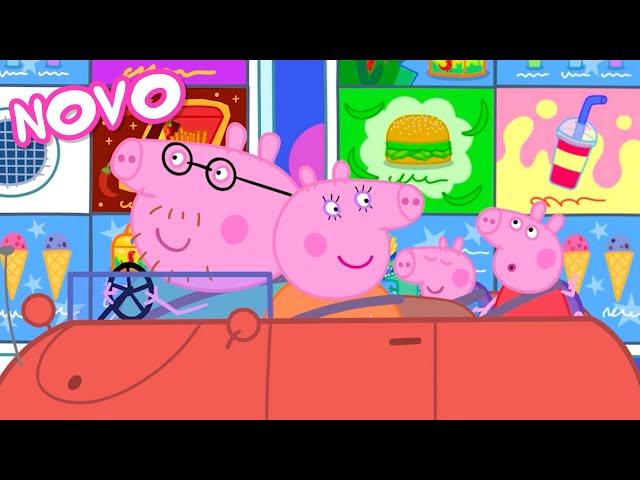 Peppa Pig Português Brasil | Drive Thru | NOVO Contos da Peppa Pig