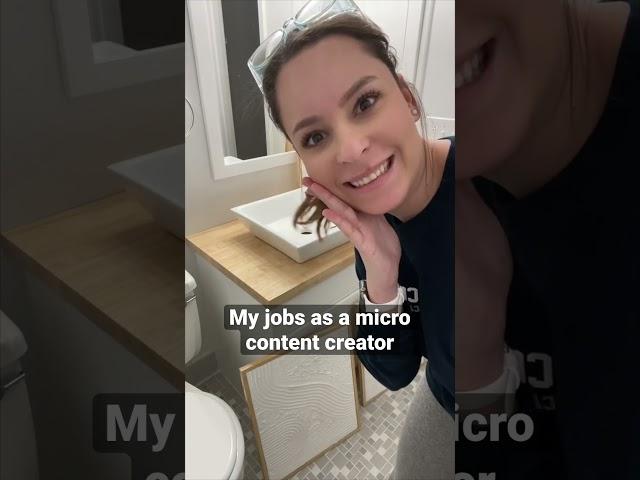 What I do for work! | My jobs as a micro content creator! | Behind the scenes of creating content