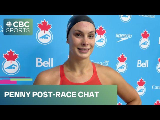 Penny Oleksiak happy with results but thinks she can be faster | #CBCSports