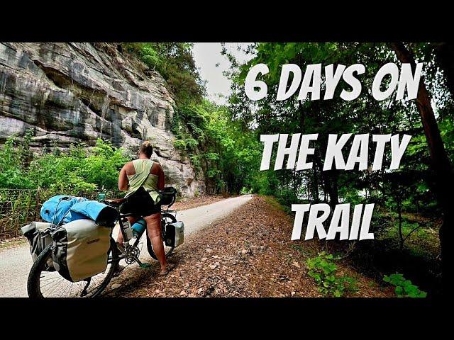 UNITED STATES LONGEST RAIL TRAIL ( the KATY trail ) full tour clinton to machens