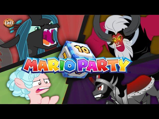  MLP VILLIANS Play MARIO PARTY!  (Ai Gaming)