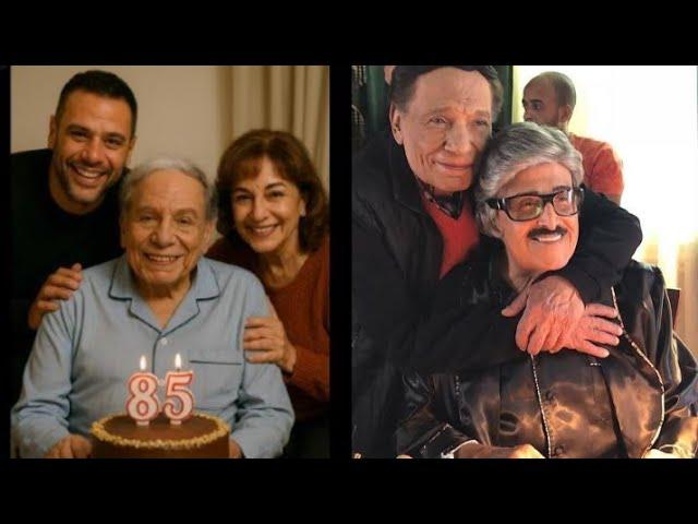 سيبوا الكلاب عليهم ابناء عادل امام احتفلوا بعيد ميلاده ال٨٥ وطردوا الفنانين بالقوه باستخدام كلاب
