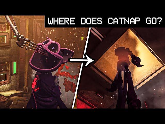 WHERE DOES CATNAP GO in ENDING? (follow the prototype) - Poppy Playtime [Chapter 3] Secrets Showcase