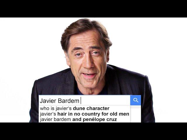 Javier Bardem Answers the Web's Most Searched Questions | WIRED