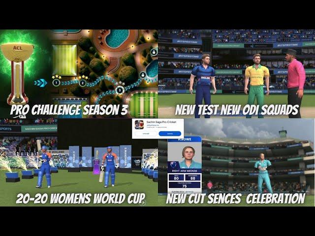 Sachin Saga Pro Cricket | New Big Update V.1.0.56 Full Review Gameplay T20 World Cup Womens