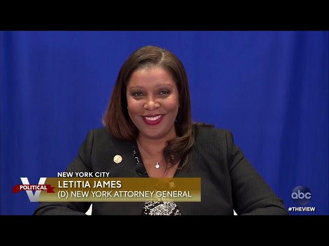 NY AG Letitia James Says "Trump cannot avoid justice in the great state of New York" | The View