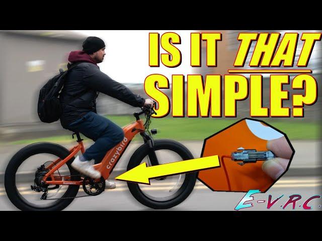 This SIMPLE thing makes POWERFUL Ebikes Legal? ft. Crazybird Jumper