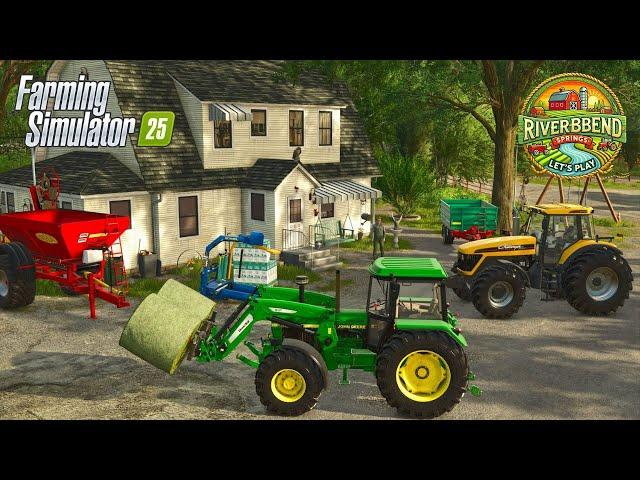 Planting Long Grain Rice | Farming Simulator 25 | Riverbend Spring Let's Play EP 5