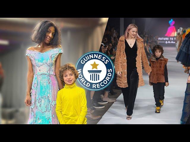 World's YOUNGEST fashion designer with own runway show! | Guinness World Records