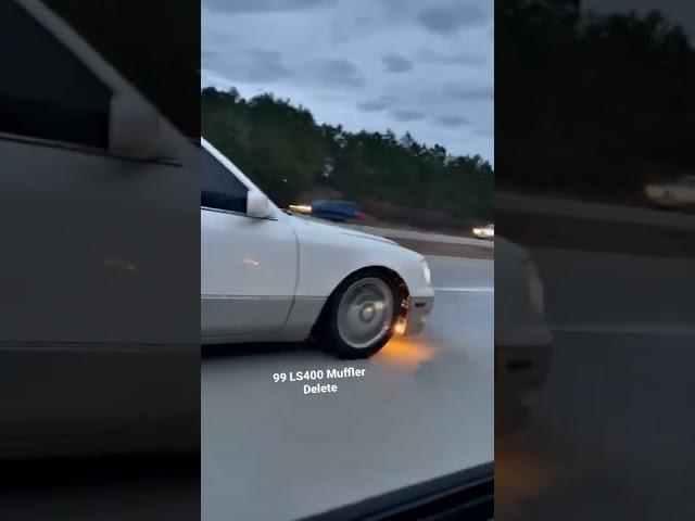 Lexus LS400 4.0L V8 Muffler Delete - Highway Roller