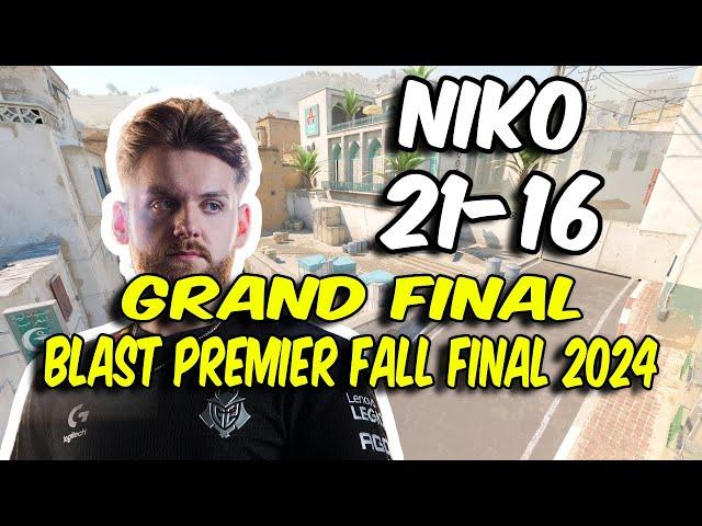 CS2 POV | G2 NiKo (21/16) vs NAVI (Dust2) @ BLAST Premier Fall Final 2024 Grand final