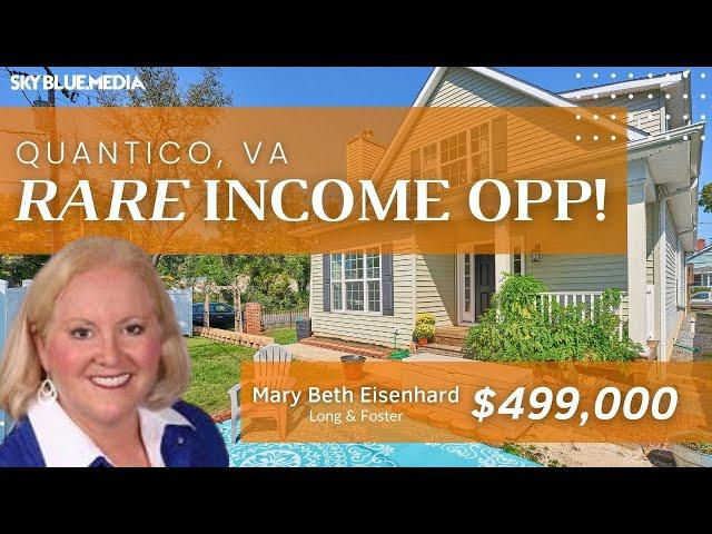 RARE rental income opportunity in QUANTICO! | 384 C Street - MLS# VAPW2059546 | HD #hometour