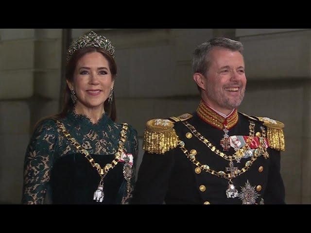 King Frederik X of Denmark's New Year banquet for the Government 2025