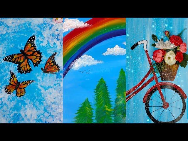 5 acrylic painting | Rifana art and craft #rifanaartandcraft #painting #acrylicpainting