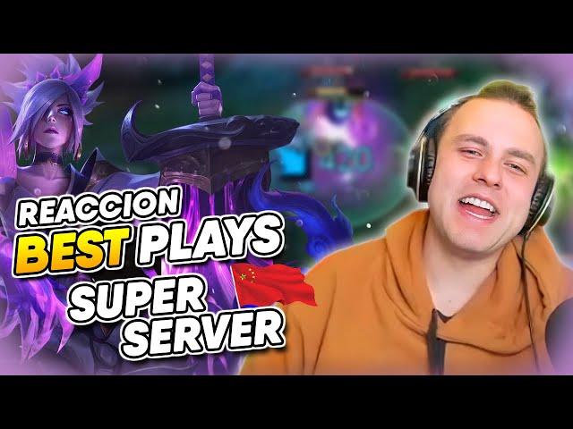 REACCIONO A LAS MEJORES JUGADAS DEL SUPER SERVER CHINO 