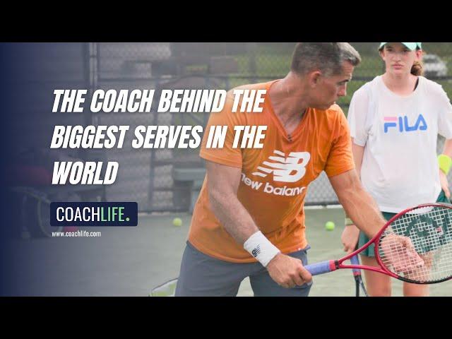 The junior coach to Fritz, Tiafoe, Paul and Opelka Teaches the Serve