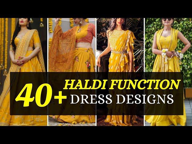 Haldi Function Dress Design and Ideas For Brides 2021 | Blossom Trends