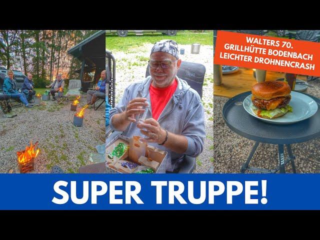 #351 - Wieder in die Eifel - Walters 70. Geburtstag - Grillhütte Bodenbach - Kelberg